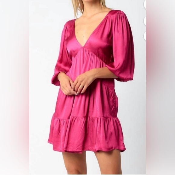 Olivaceous peachy keen mini dress NWT , sz medium - Picture 2 of 12